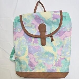 Mini Backpack, Teal/Purple, 13"x11"x3.5"New